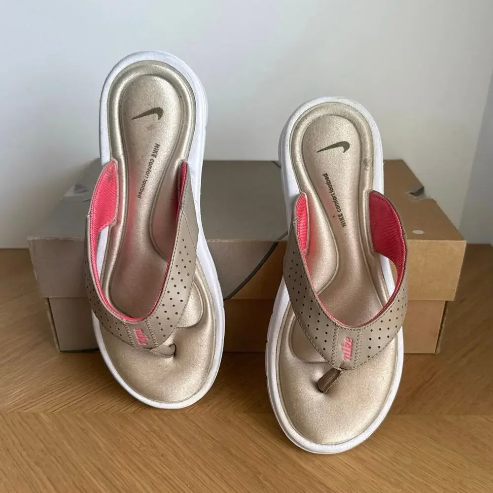 Nike Ultra Comfort Footbed Women Slides Flip Flops- SZ 8